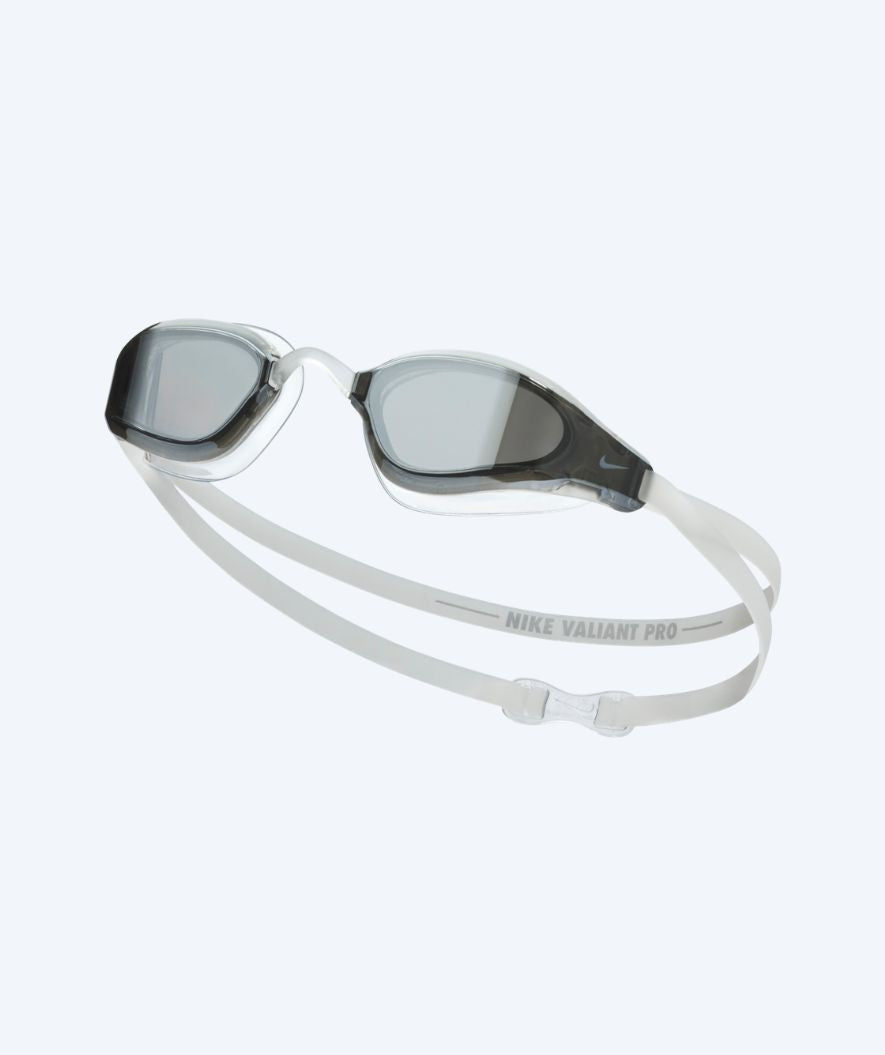 Nike Elite zwembril - Valiant Pro Mirror - Wit/Zilver
