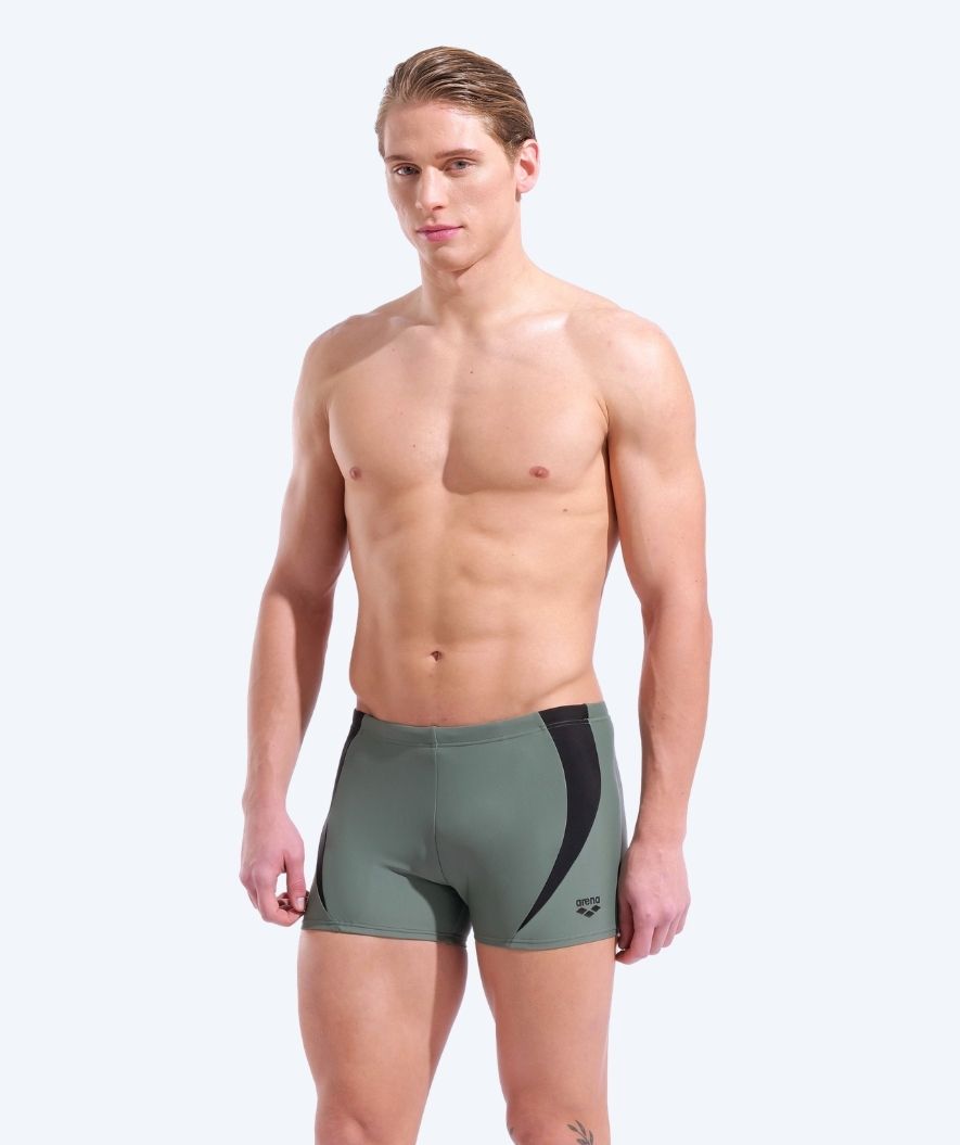 Arena zwemboxers voor mannen - Kikko Panel - Groen/zwart