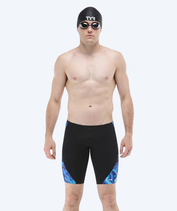TYR zwemjammer voor mannen - Blade Splice Olea - Zwart/blauw