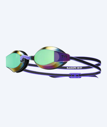 TYR zwembril voor vrouwen - Blackops 140 EV Mirrored - Paars/groen