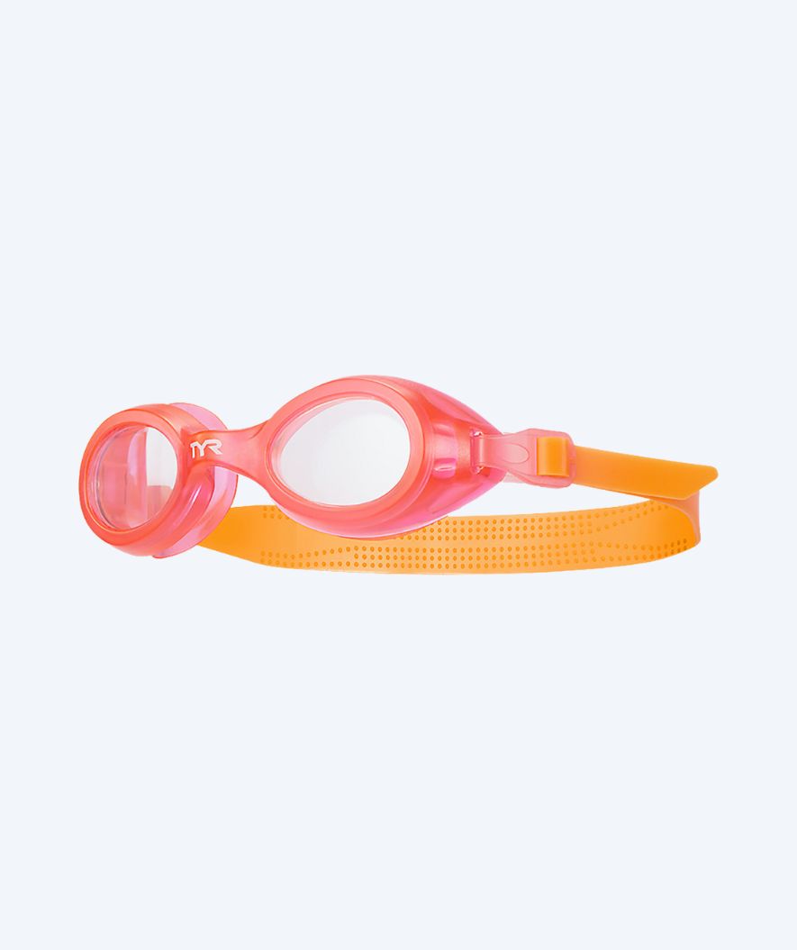 TYR zwembril voor kinderen - Aqua Blaze - Oranje/lichtroze