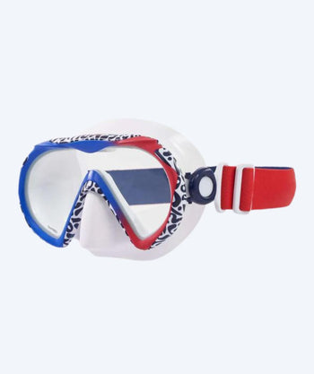 Aqualung volwassenen duikbril - Compass - Blauw/Rood