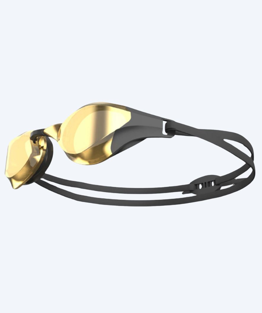 Watery Elite zwembril - Rattle Pro Mirror - Zwart/goud