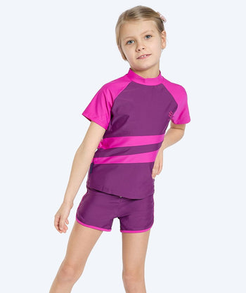 Watery UV-zwembroek voor kinderen - Manami - Paars