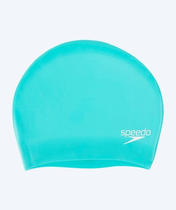 Speedo lang haar badmuts - Turkoois