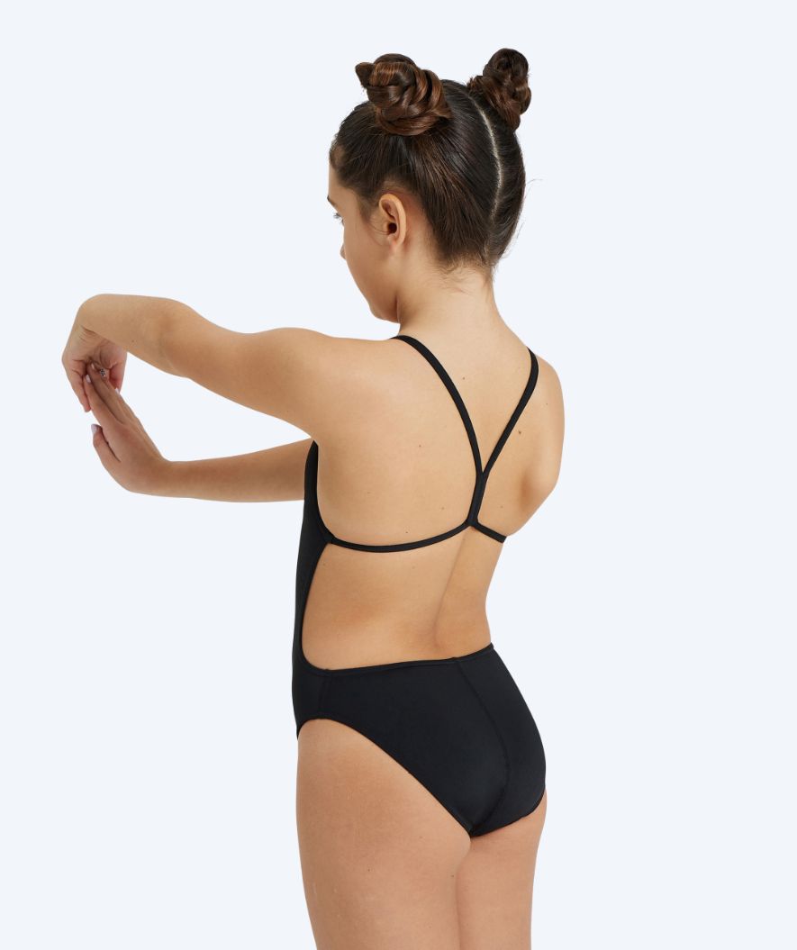 Arena meisjes badpak - Solid Lighttech - Zwart