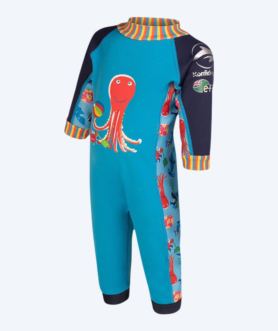 Konfidence wetsuit voor kinderen - SplashyTM - Lichtblauw/donkerblauw