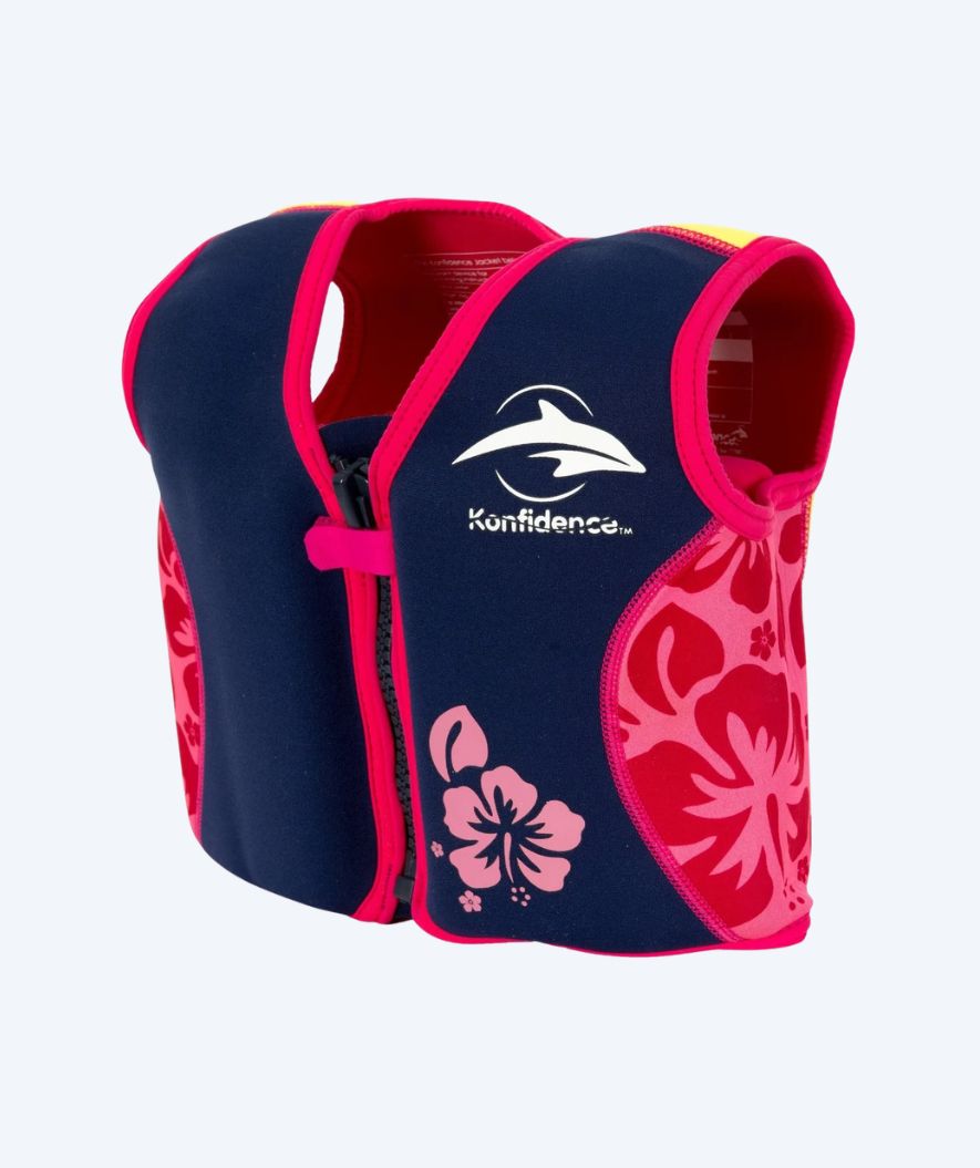 Konfidence kind zwemvest (2-12) - Original - Donkerblauw/Roze