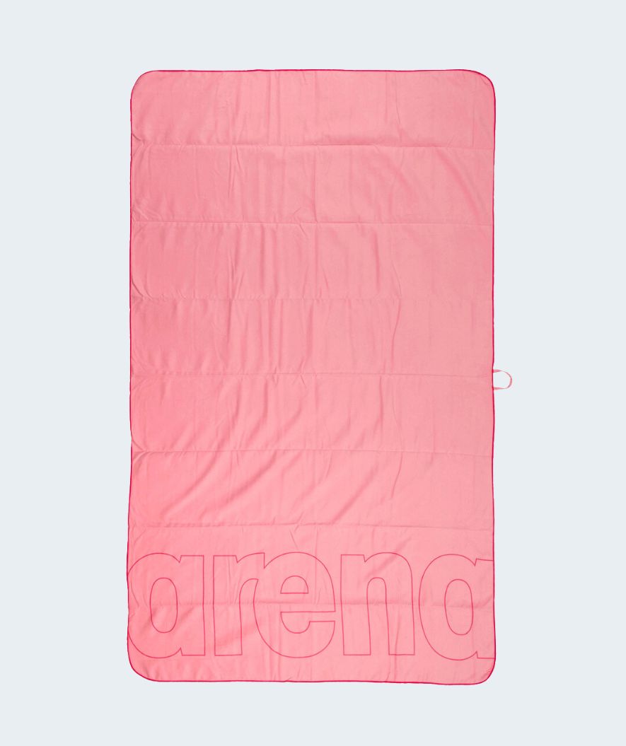 Arena microvezel handdoek - Smart Plus Pool - Roze