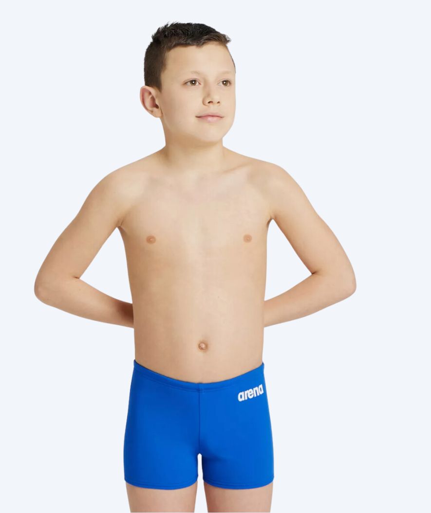 Arena zwemboxer voor jongens - Team Solid - Blauw