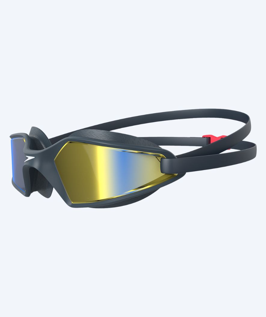 Speedo training zwembril - Hydropulse - Marine/goud (Mirror lens)