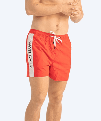 Watery zwemshorts voor mannen - Signature Eco - Rood