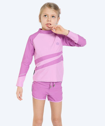 Watery kind UV-shirt - Manami Lange Mouw Rashguard - Atlantic Purple