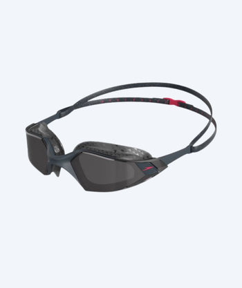Speedo zwembril voor in open water - AquaPulse Pro - Zwart/rood