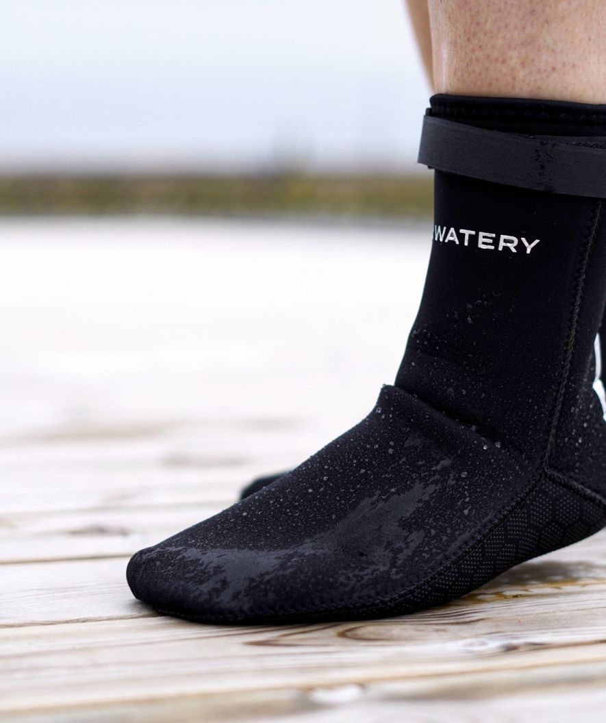 Watery neopreen set - Thermal Reptile (3 mm) - Zwart/zilver