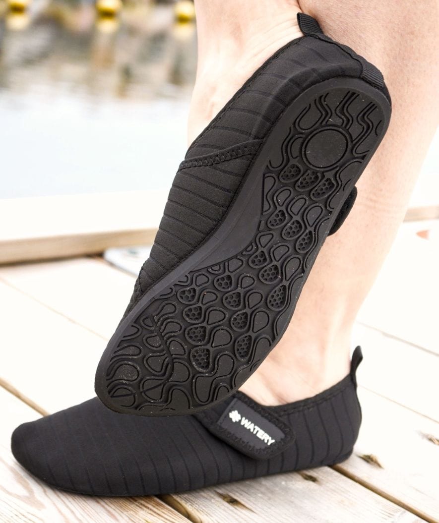 Watery volwassenen neopreen waterschoenen - Poseidon - Zwart