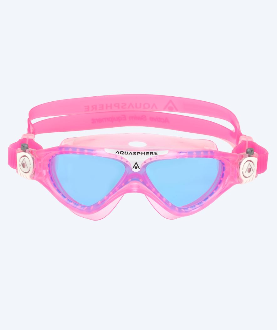 Aquasphere duikbrillen voor kinderen (6-15) - Vista - Roze (Blauw lens)