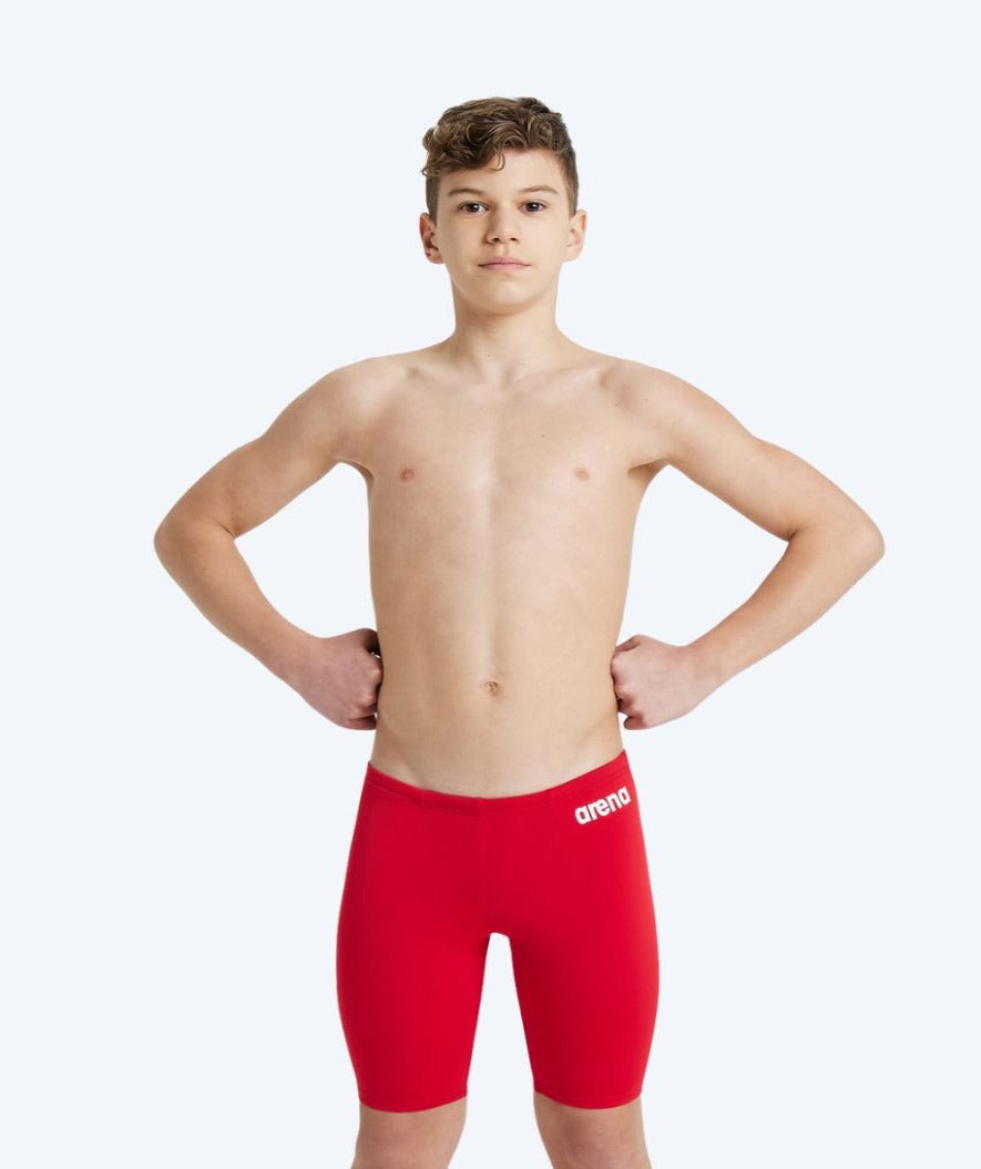 Arena zwemjammer voor jongens - Team Solid - Rood