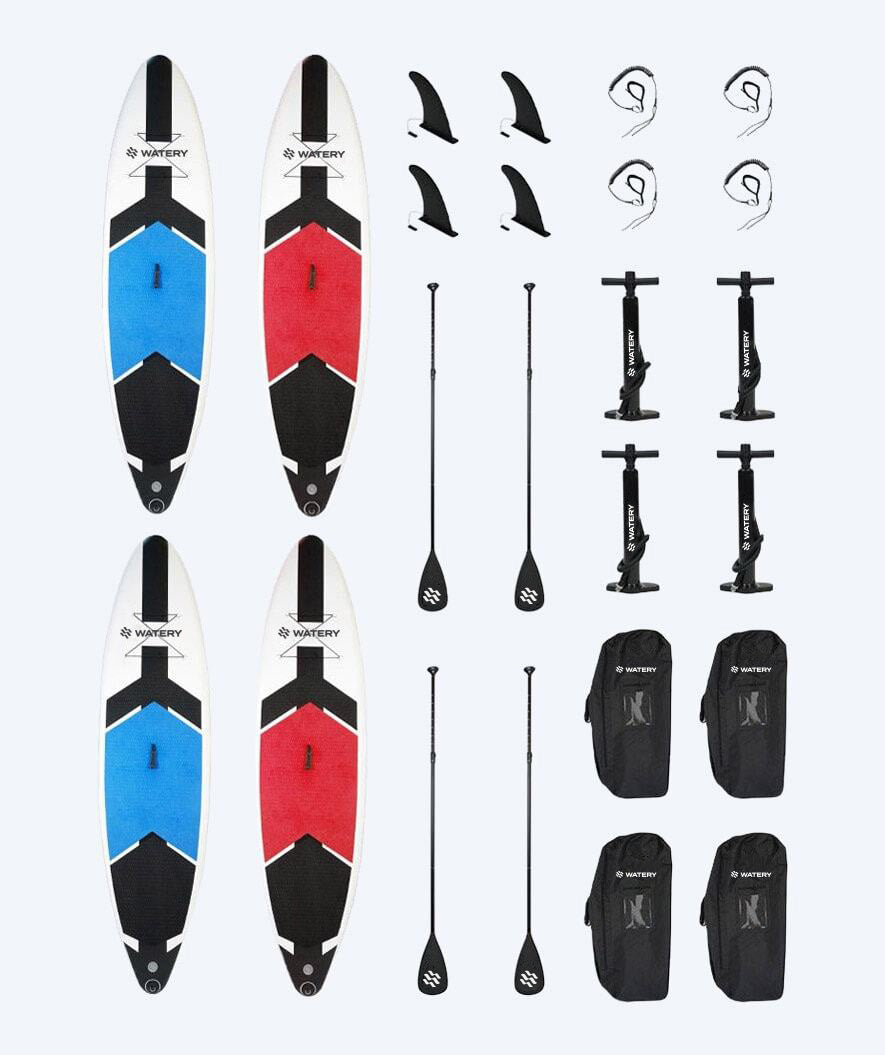 Pakket aanbieding: 4x Watery Global opblaasbaar SUP PaddleBoard 10'6