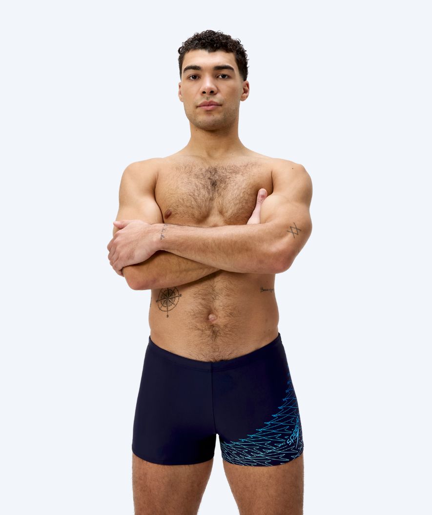 Speedo zwemshorts voor mannen - Medley Logo - Donkerblauw/lichtblauw