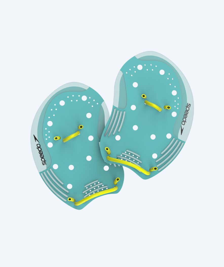 Speedo hand paddles - I.M. Tech - Turkoois/geel