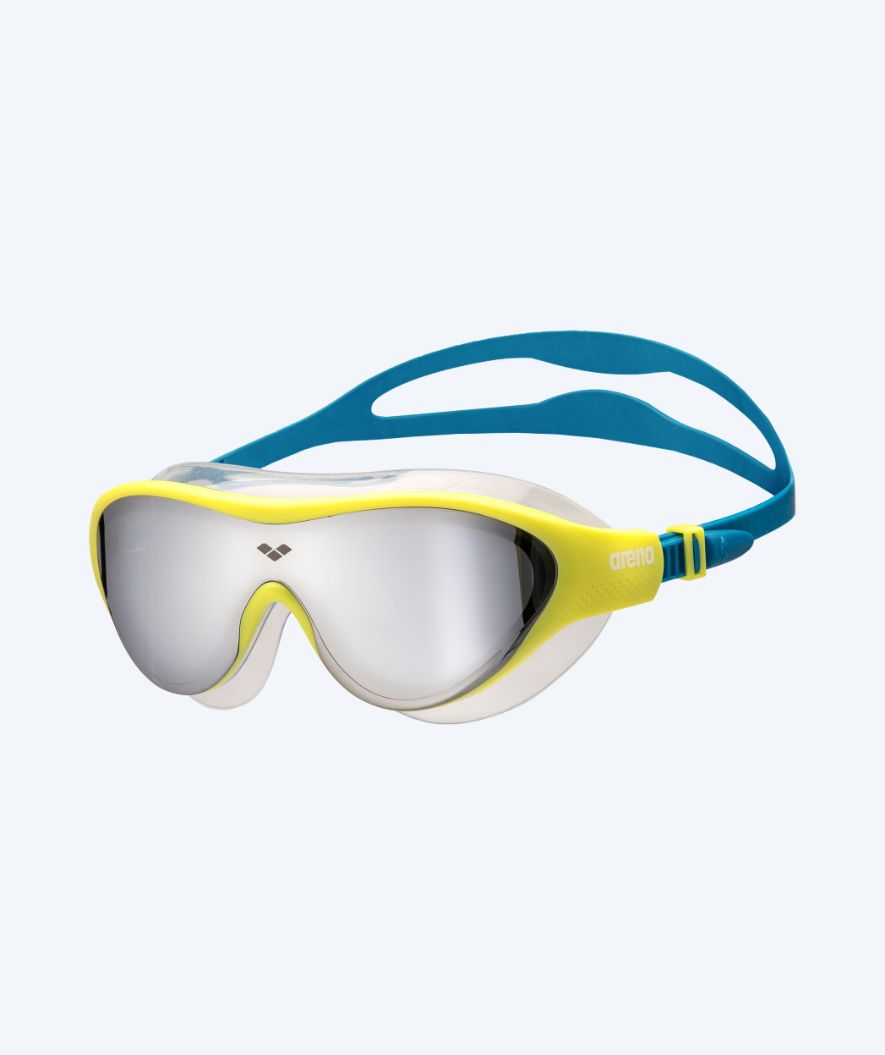 Arena zwembril voor kinderen (6-12) - The One - Geel/zilver (Mirror lens)
