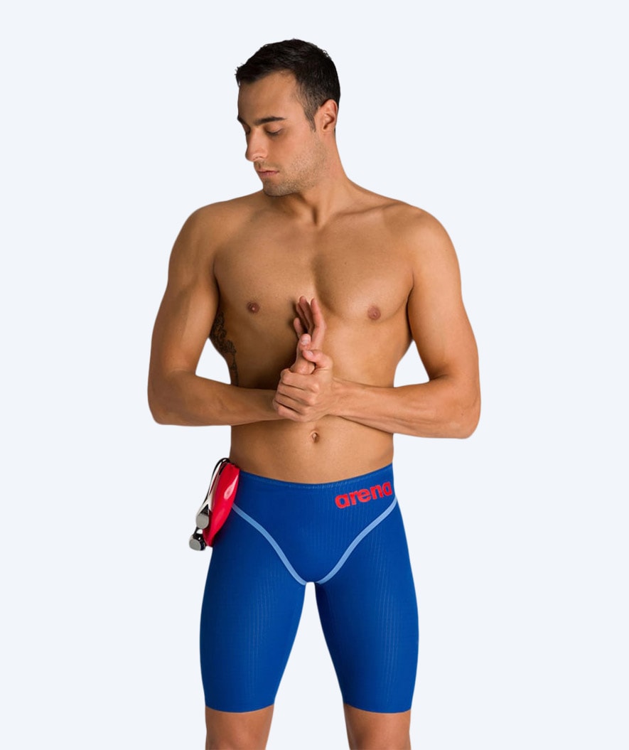 Arena wedstrijdzwembroek voor mannen - Powerskin Carbon Core FX - Donkerblauw (Limited 2024)