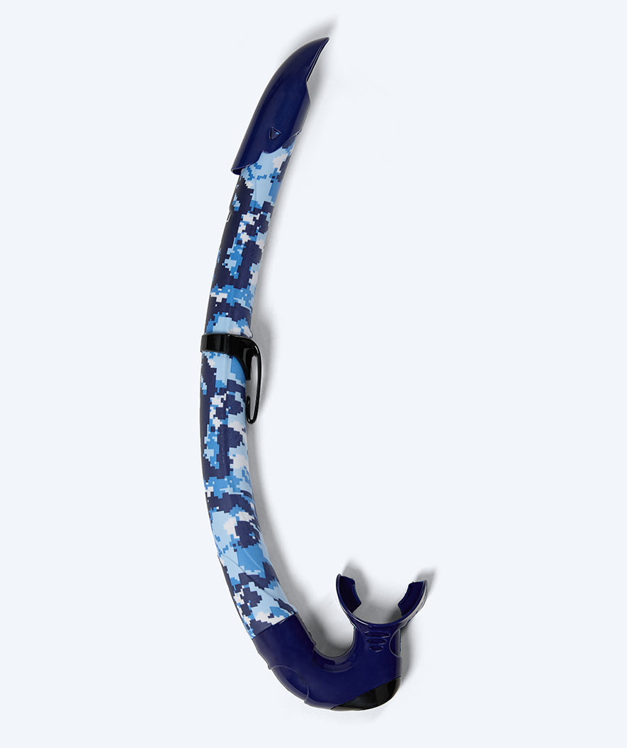 Watery snorkel voor volwassenen (vanaf 12 jaar) - Rudder Camo - Donkerblauw