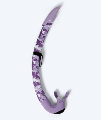 Watery snorkel voor volwassenen (vanaf 12 jaar) - Rudder Camo - Paars