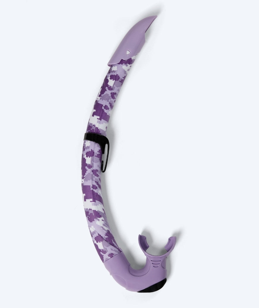 Watery snorkel voor volwassenen (vanaf 12 jaar) - Rudder Camo - Paars
