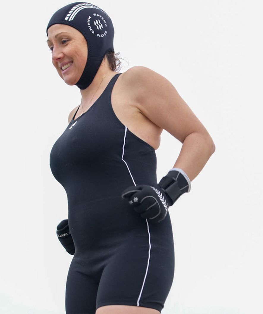 Watery neopreen set - Thermal Reptile (3 mm) - Zwart/zilver