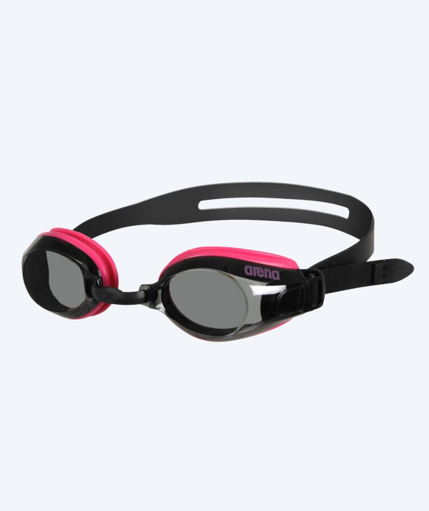 Arena training zwembril - Zoom X-Fit - Roze (Smoke lens)