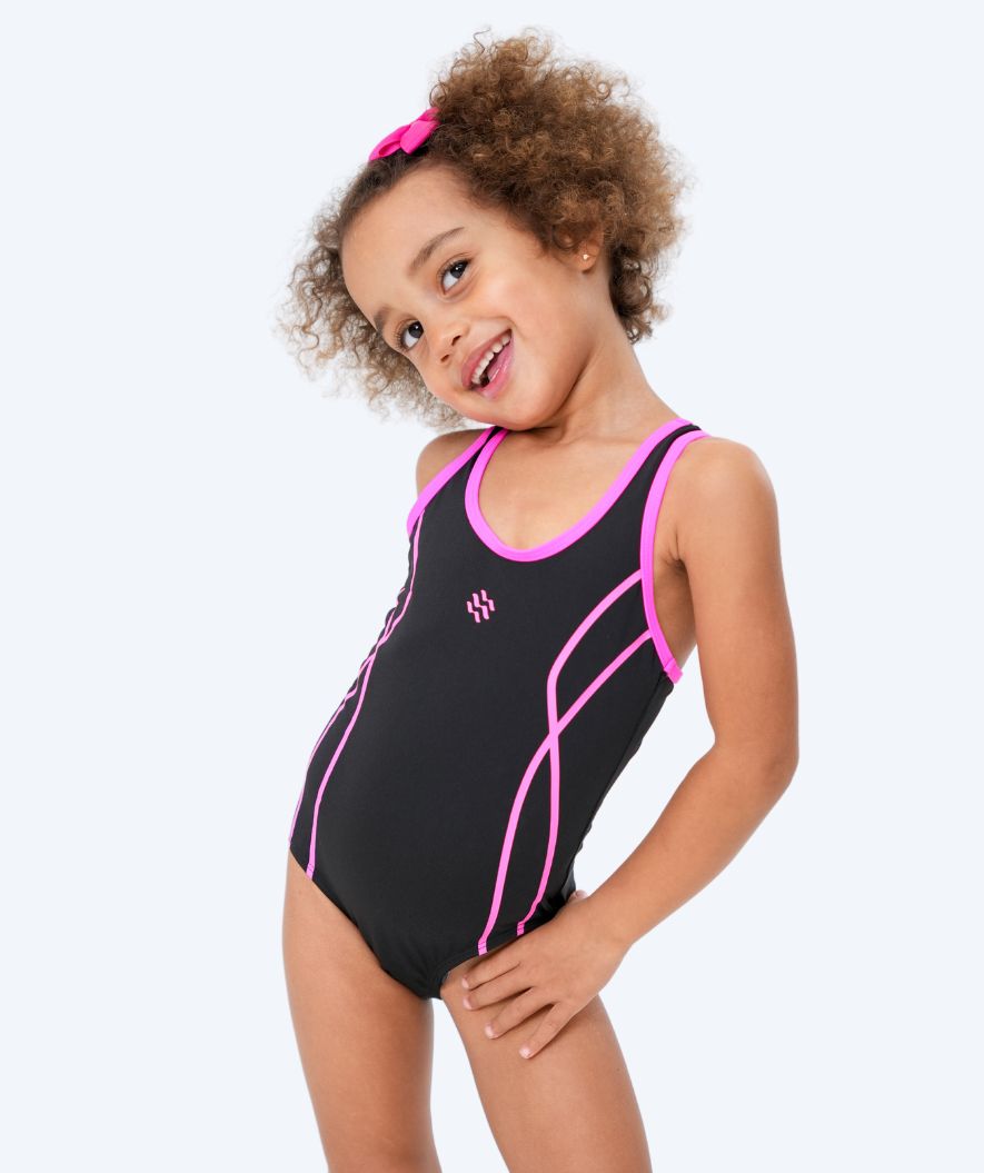 Watery badpakken voor meisjes - Hurley - Zwart/lichtroze