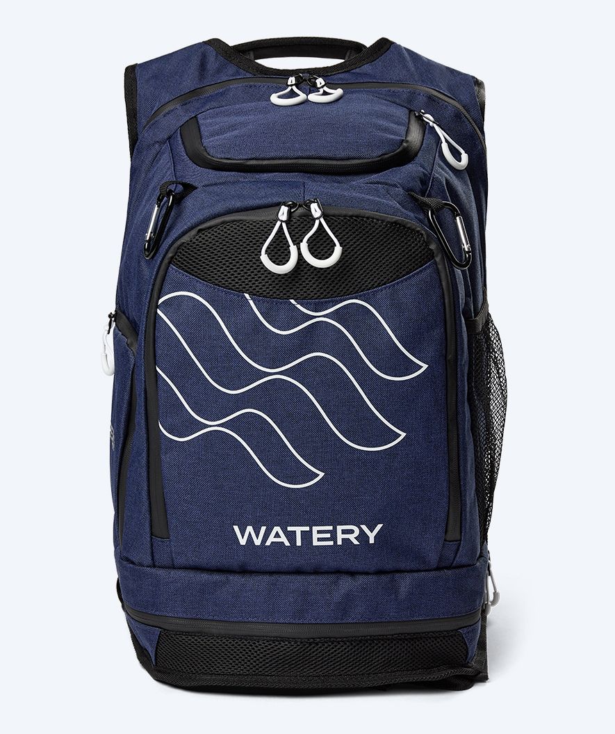 Watery zwemtas - Viper Elite 45L - Donkerblauw/wit