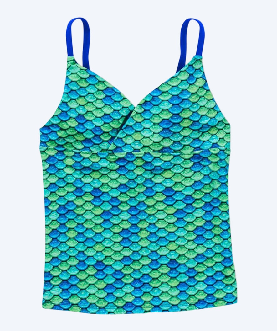 Fin Fun meisjes zeemeermin bikinitop - Aussie Green