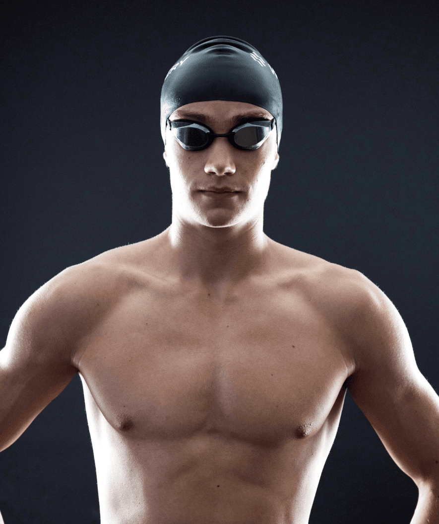 Watery Elite zwembril - Poseidon Ultra Mirror - Zwart/zilver