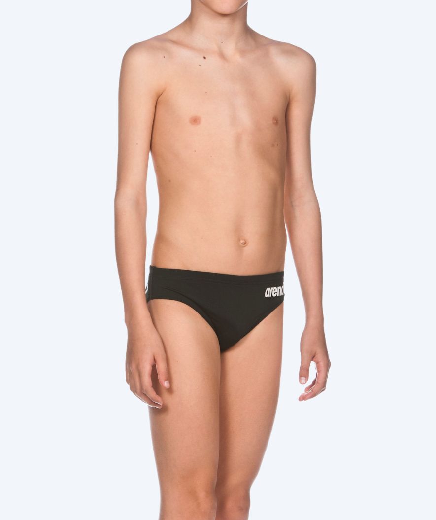 Arena jongens zwemslip - Solid - Zwart