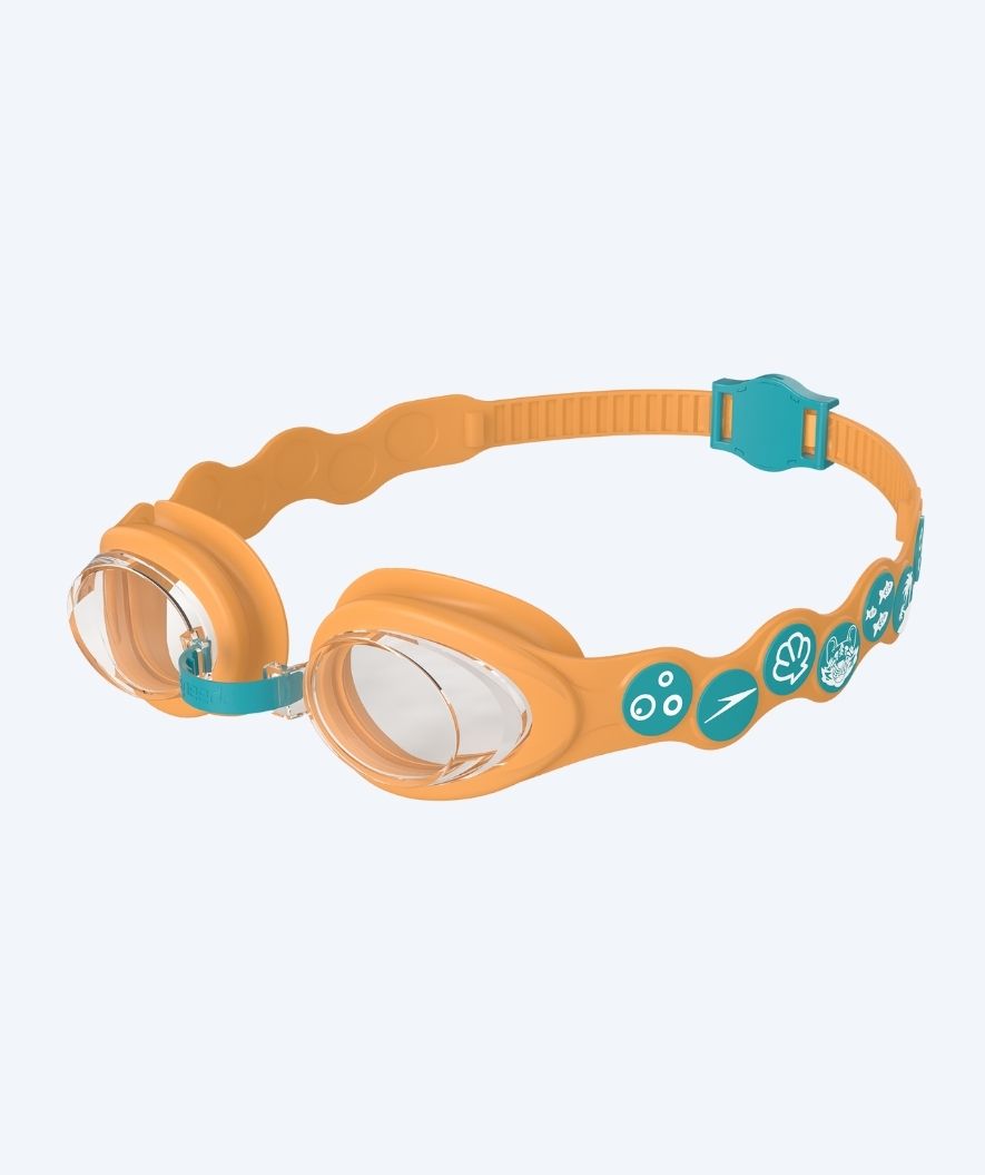 Speedo zwembril voor kinderen (3-6) - Infant Spot - Oranje/groen