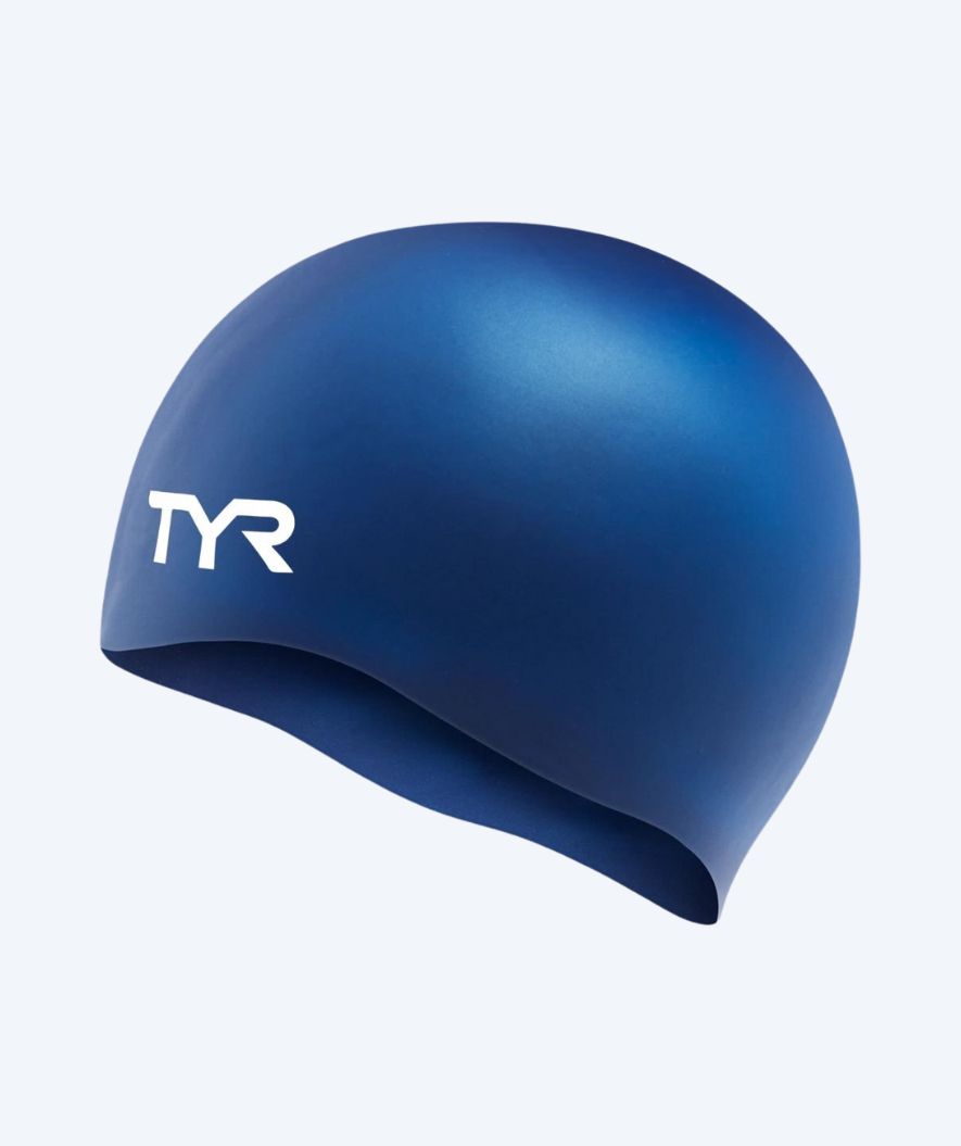 TYR badmuts - Silicone - Donkerblauw