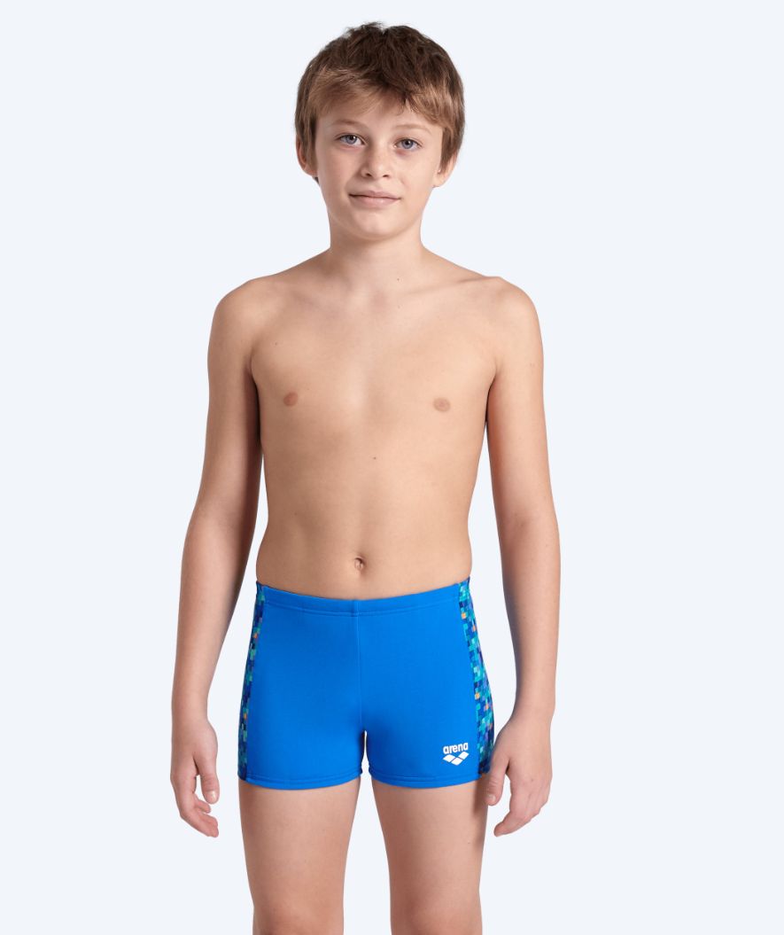Arena jongens zwemboxers - Pooltiles - Blauw