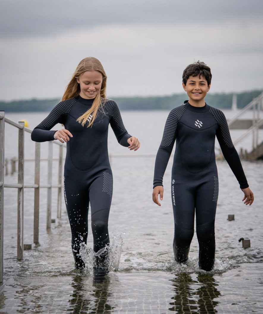 Watery kind wetsuit - Hedgehog (3mm) - Zwart