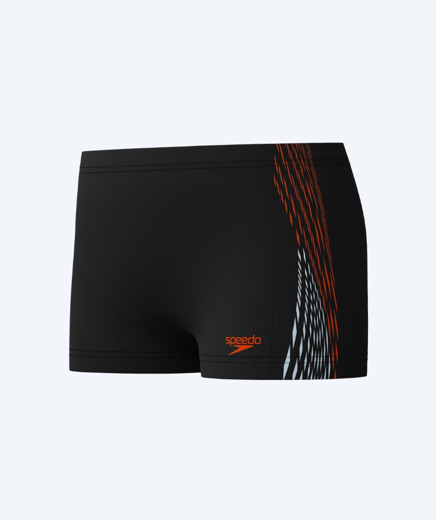 Speedo jongens zwemboxers - Plastisol Placement - Zwart/Rood