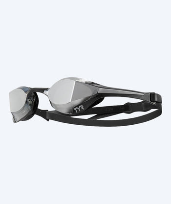 TYR Elite zwembril - Tracer-X Elite Mirror - Zwart/zilver