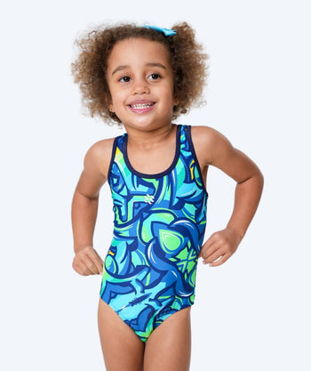 Watery badpakken voor meisjes - Rodney - Blauw/groen