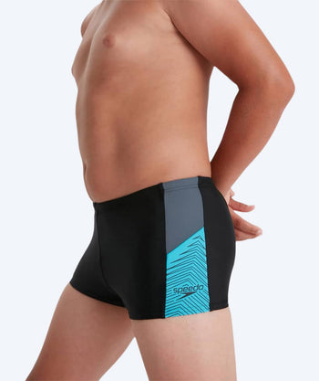 Speedo jongens zwemboxers - Dive - Zwart/grijs