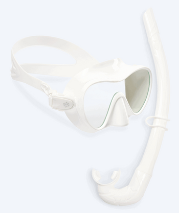 Watery Combo snorkelset voor volwassenen - Cliff - Wit