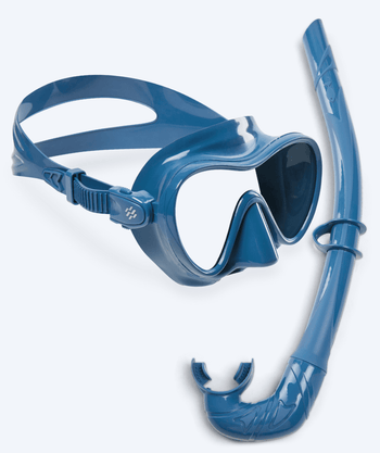 Watery Combo snorkelset voor volwassenen - Cliff - Blauw