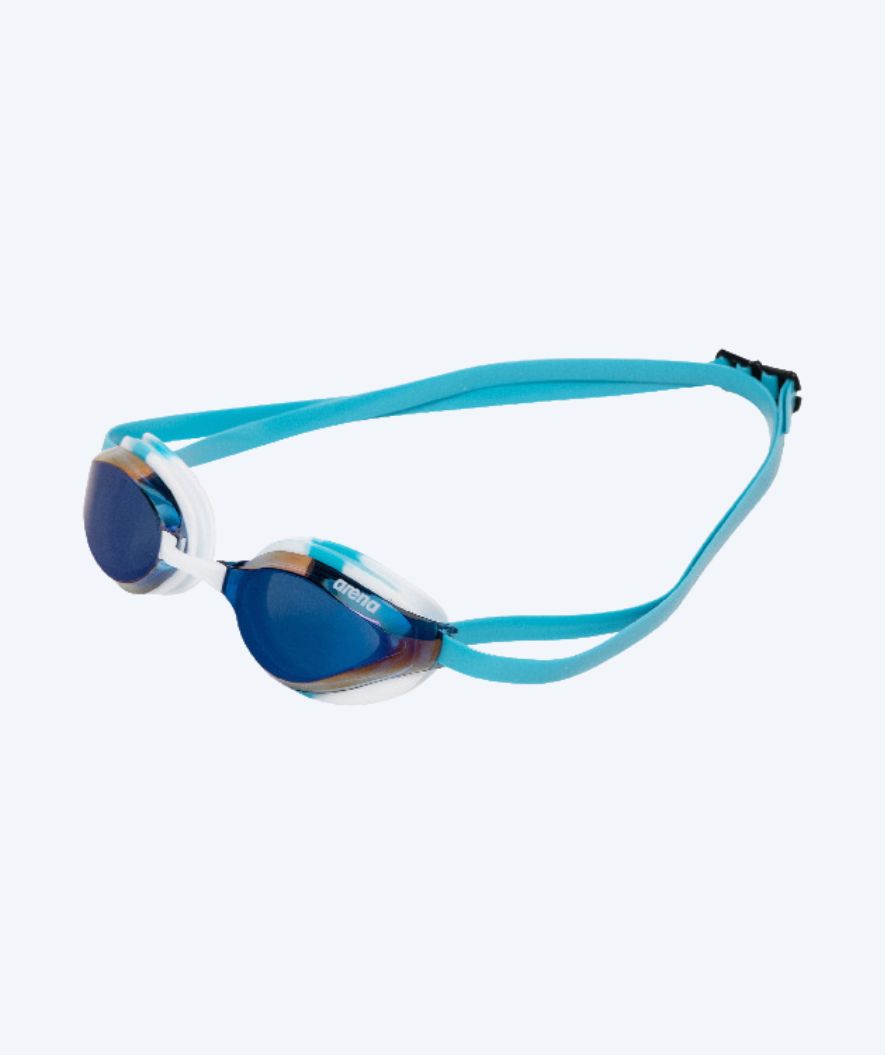 Arena Elite zwembril - Python - Lichtblauw/donkerblauw (Mirror lens)