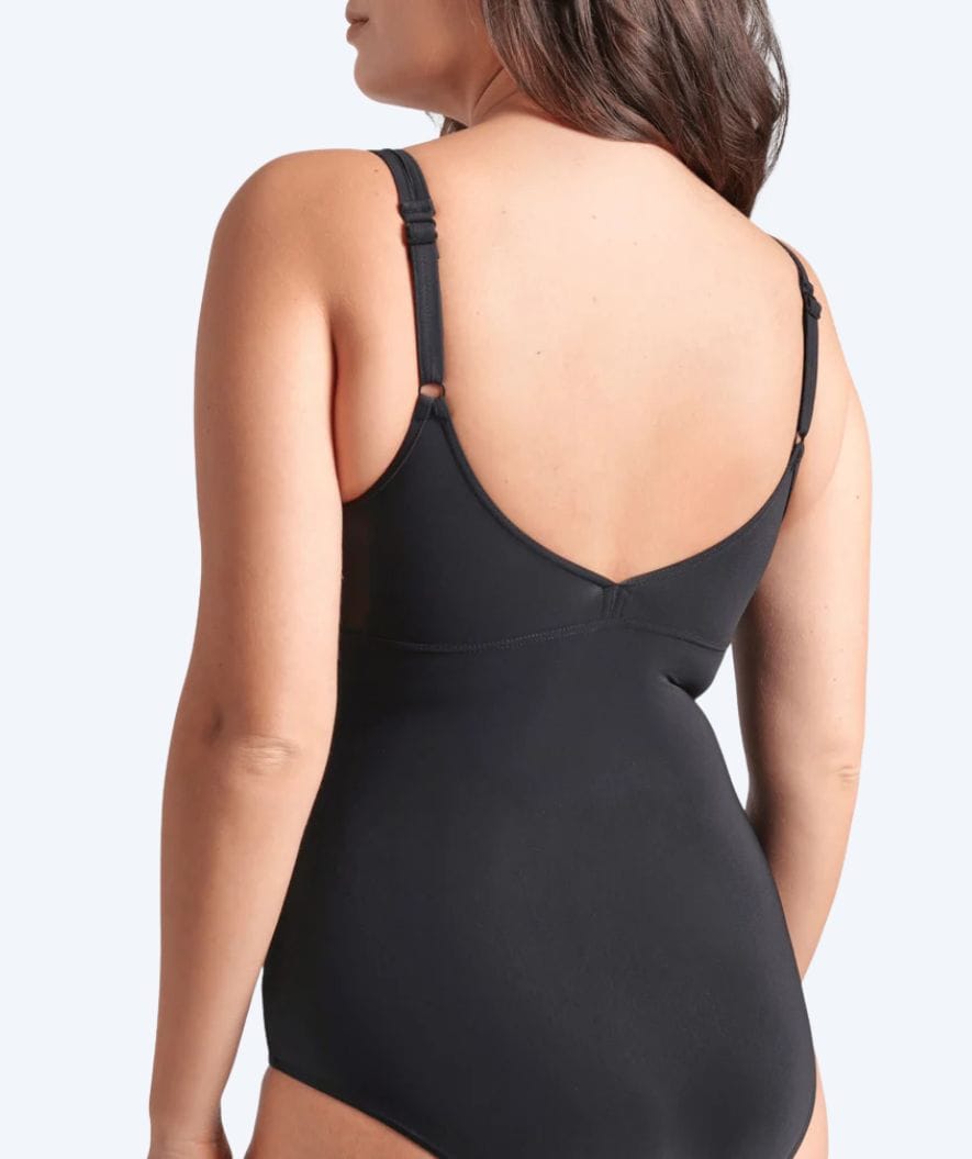 Arena dames badpak met voering - Vertigo - Zwart