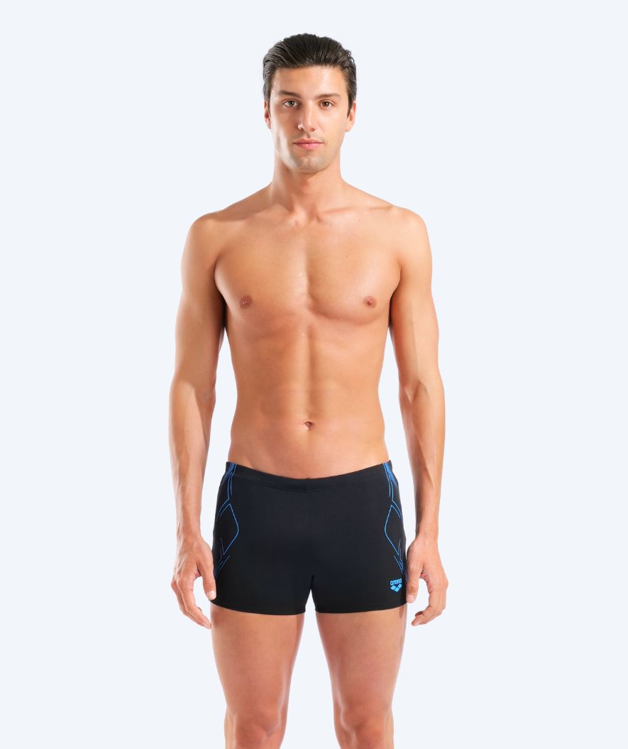 Arena zwemboxers voor mannen - Graphic - Zwart/blauw